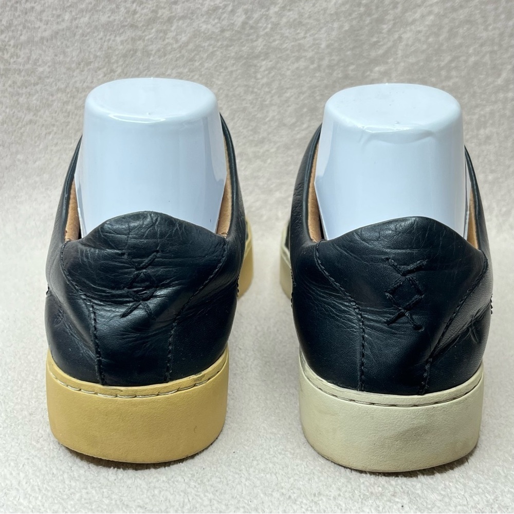 Frye Leather Zipper Lena Sneakers-Black-Women’s 7-Preppy-Casual-Classic-Designer - Picture 4 of 13
